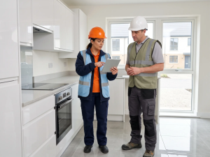 Builders clean kitchen inspection 1