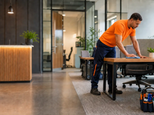Commercial Soniclean office cleaning
